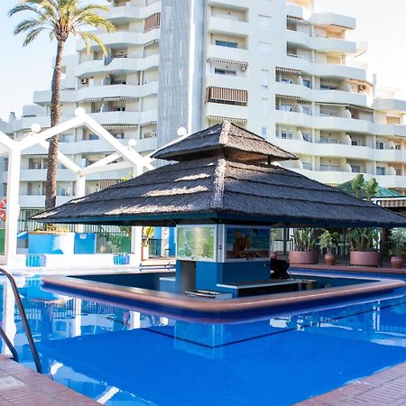 Benal Beach Suite Ii, Estudio Con Parque Acuatico Y Vistas Al Mar. 베날마데나코스타 외부 사진