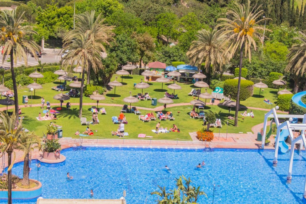 Benal Beach Suite Ii, Estudio Con Parque Acuatico Y Vistas Al Mar. 베날마데나코스타 외부 사진