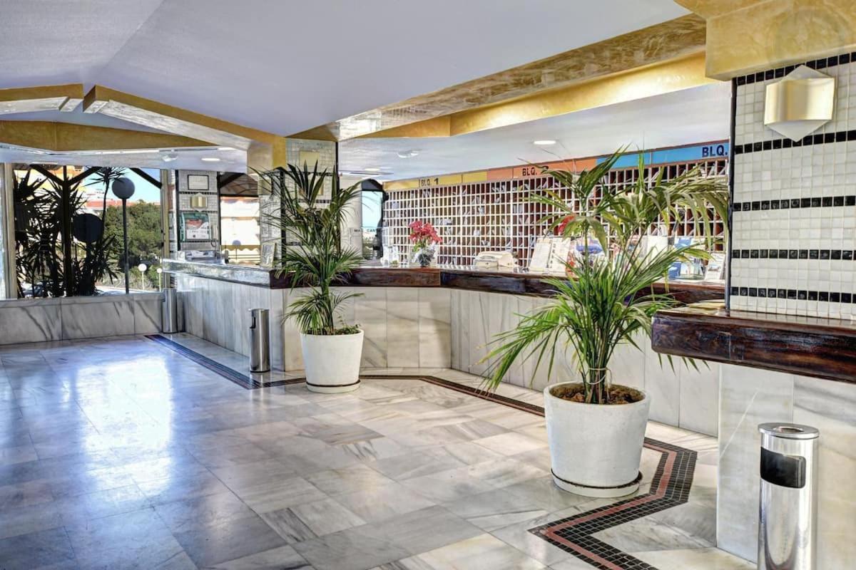 Benal Beach Suite Ii, Estudio Con Parque Acuatico Y Vistas Al Mar. 베날마데나코스타 외부 사진